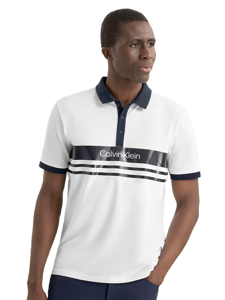 Calvin Klein Freemount Polo Shirt - White