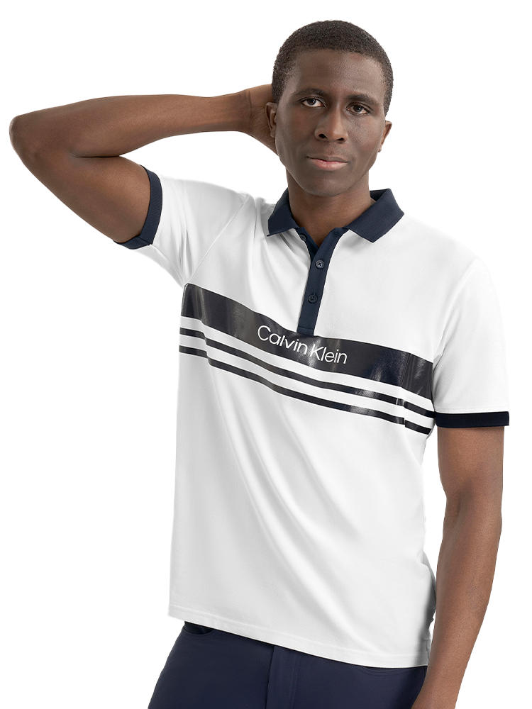 Calvin Klein Freemount Polo Shirt - White