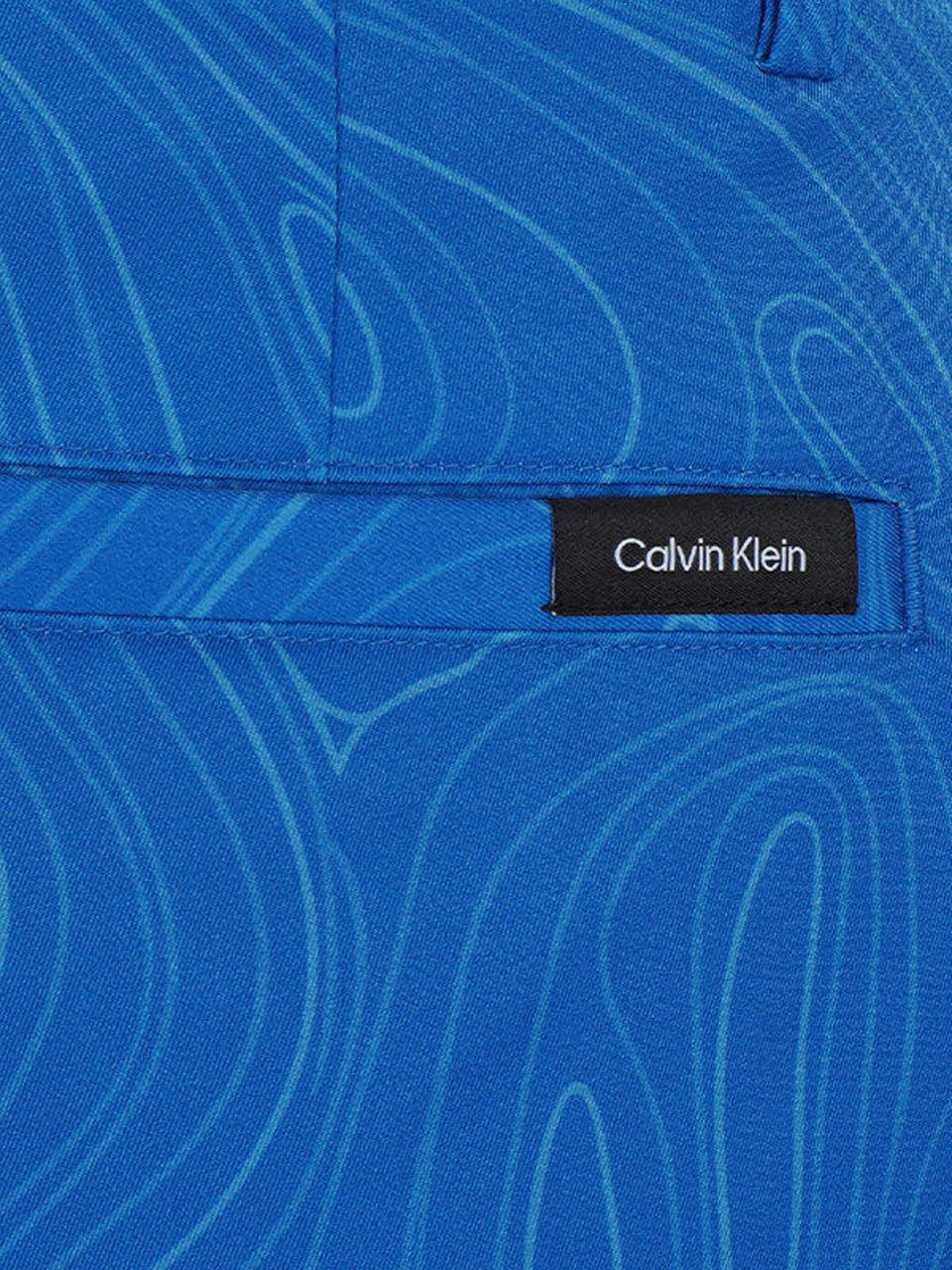 Calvin Klein Marble Print Bullet Short - Sapphire