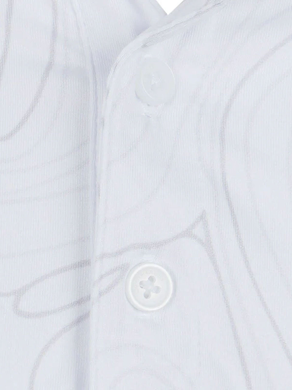 Calvin Klein Marble Print Polo Shirt - White