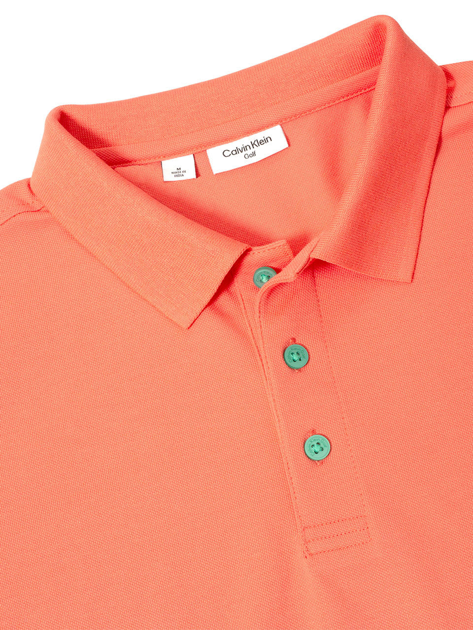 Calvin Klein Mason Cotton Blend Polo - Peach