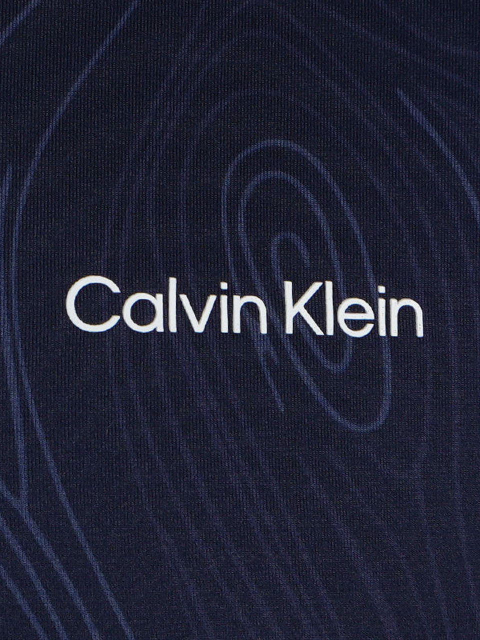 Calvin Klein Printed Newport Half Zip - Navy Marble