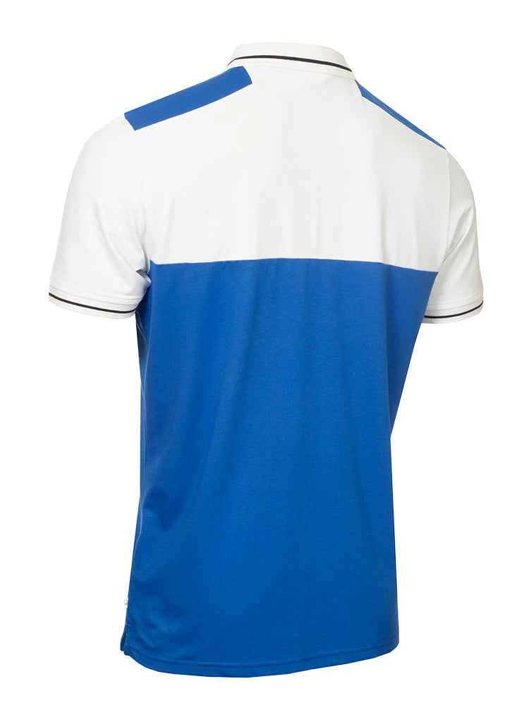 Calvin Klein Springhill Colourblock Polo Shirt - Sapphire