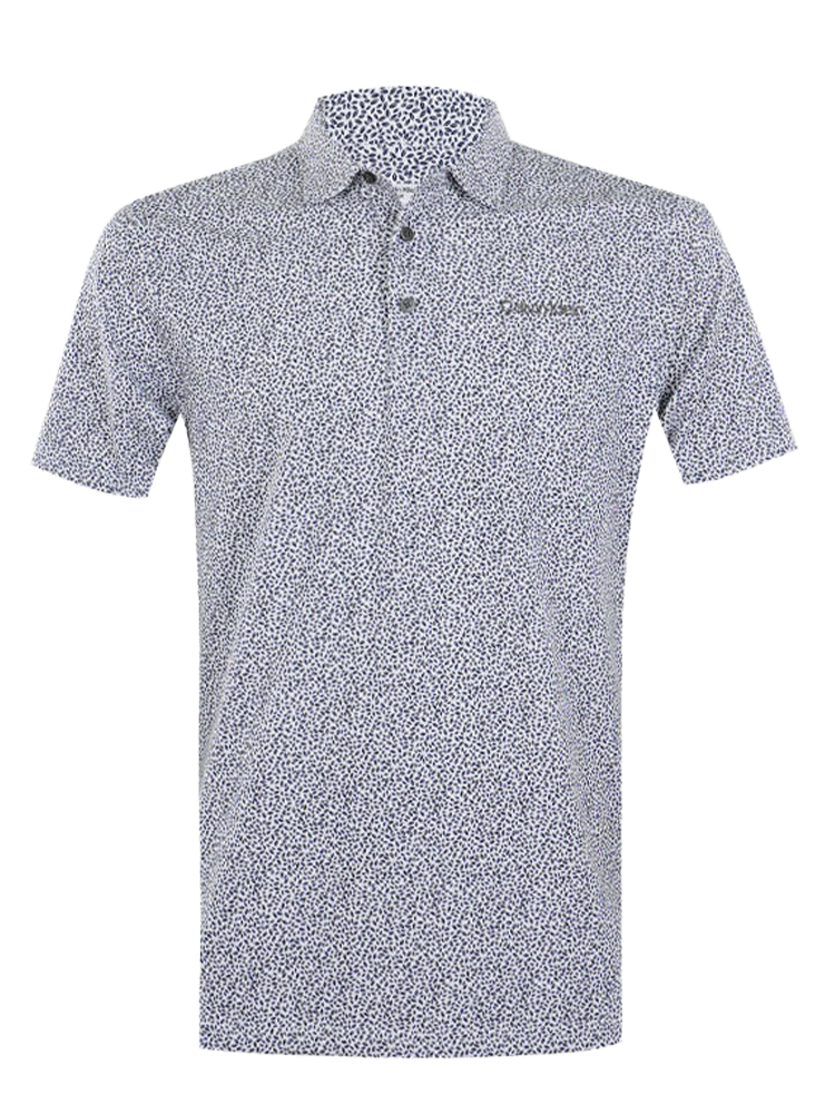Calvin Klein Watkins Printed Polo - Navy