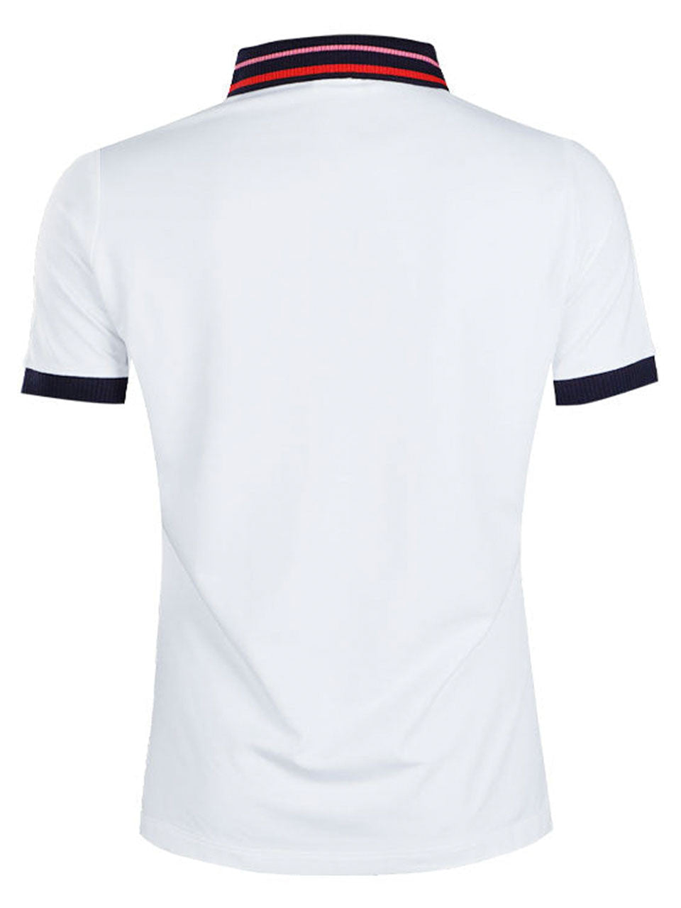 Calvin Klein Womens Alina Short Sleeve Polo - White