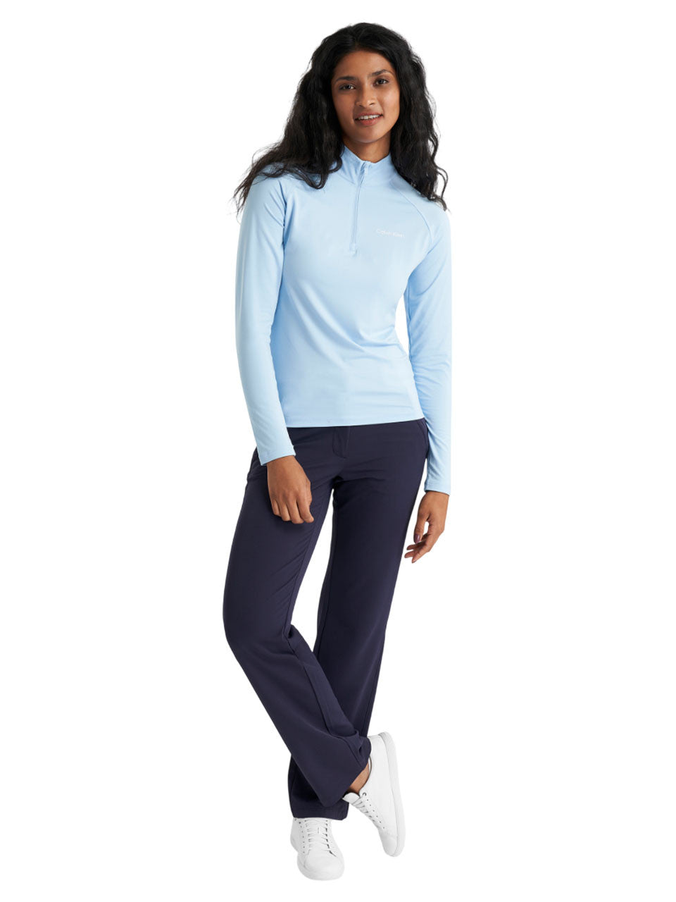 Calvin Klein Womens Dakota 1/4 Zip - Blue Bell