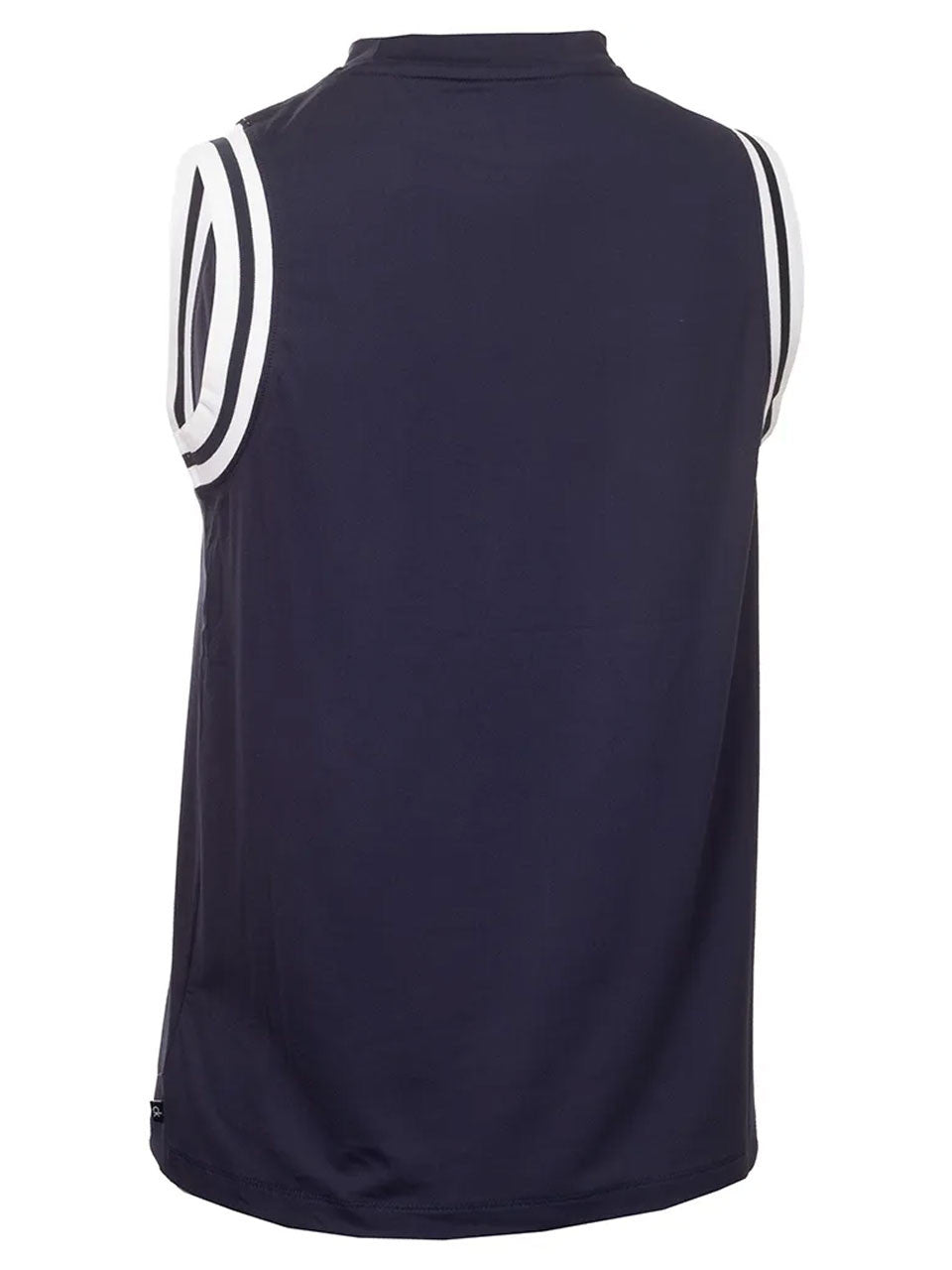 Calvin Klein Womens Leia Sleeveless Polo - Navy