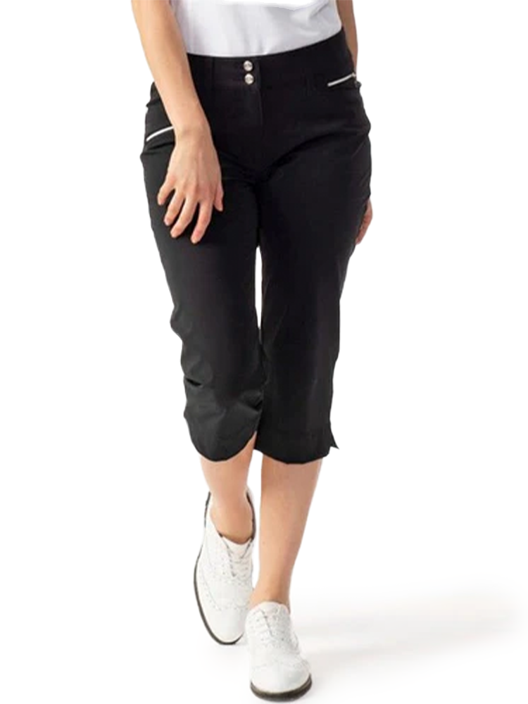 Daily Sports Womens Miracle Capri (74cm) - Black