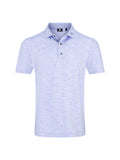 FootJoy Space Dye Lisle Polo Shirt (Athletic Fit) - Periwinkle