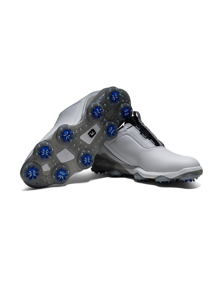 FootJoy Tour Alpha BOA Golf Shoes - White/Black/Blue