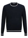 FootJoy Cotton Crew Neck Pullover - Black