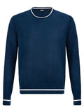 FootJoy Cotton Crew Neck Pullover - Navy