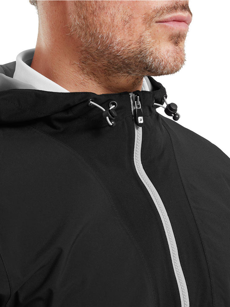 FootJoy HydroLite X Rain Hoodie - Black