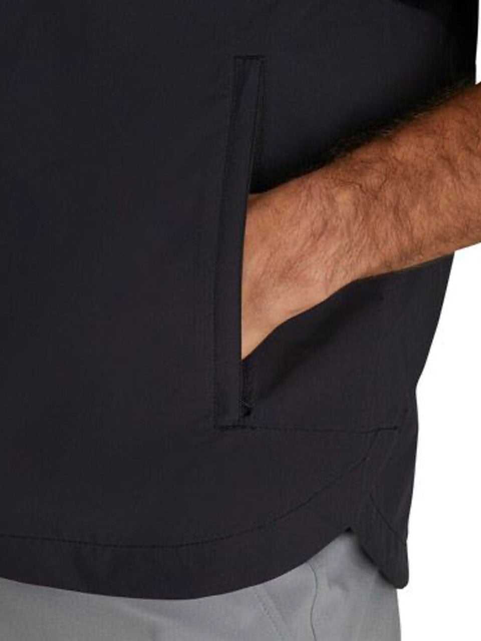 FootJoy HydroLite X Short Sleeve Rain Jacket - Black
