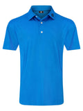 FootJoy Lisle Tonal Dot Print Polo Shirt - Royal