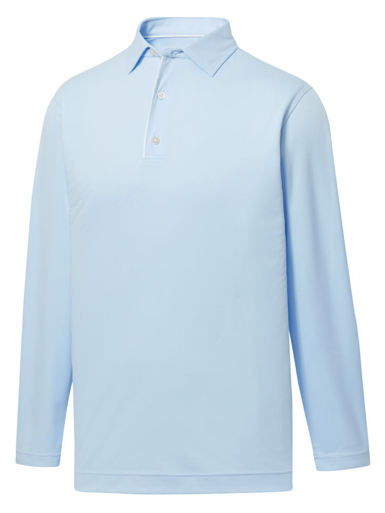 FootJoy Long Sleeve Sun Protection Polo - Sky