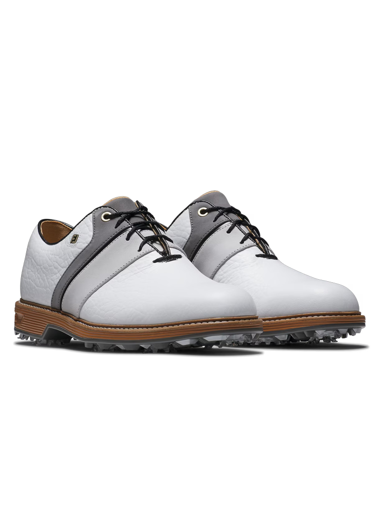 FootJoy Premiere Packard LX Golf Shoes - White/Charcoal