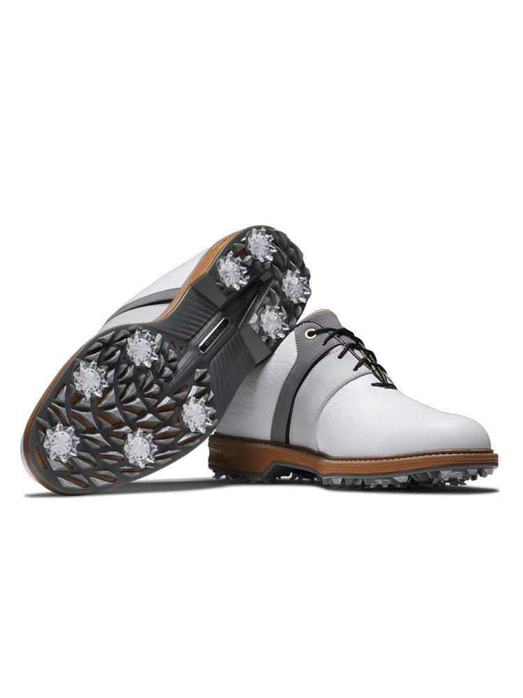 FootJoy Premiere Packard LX Golf Shoes - White/Charcoal