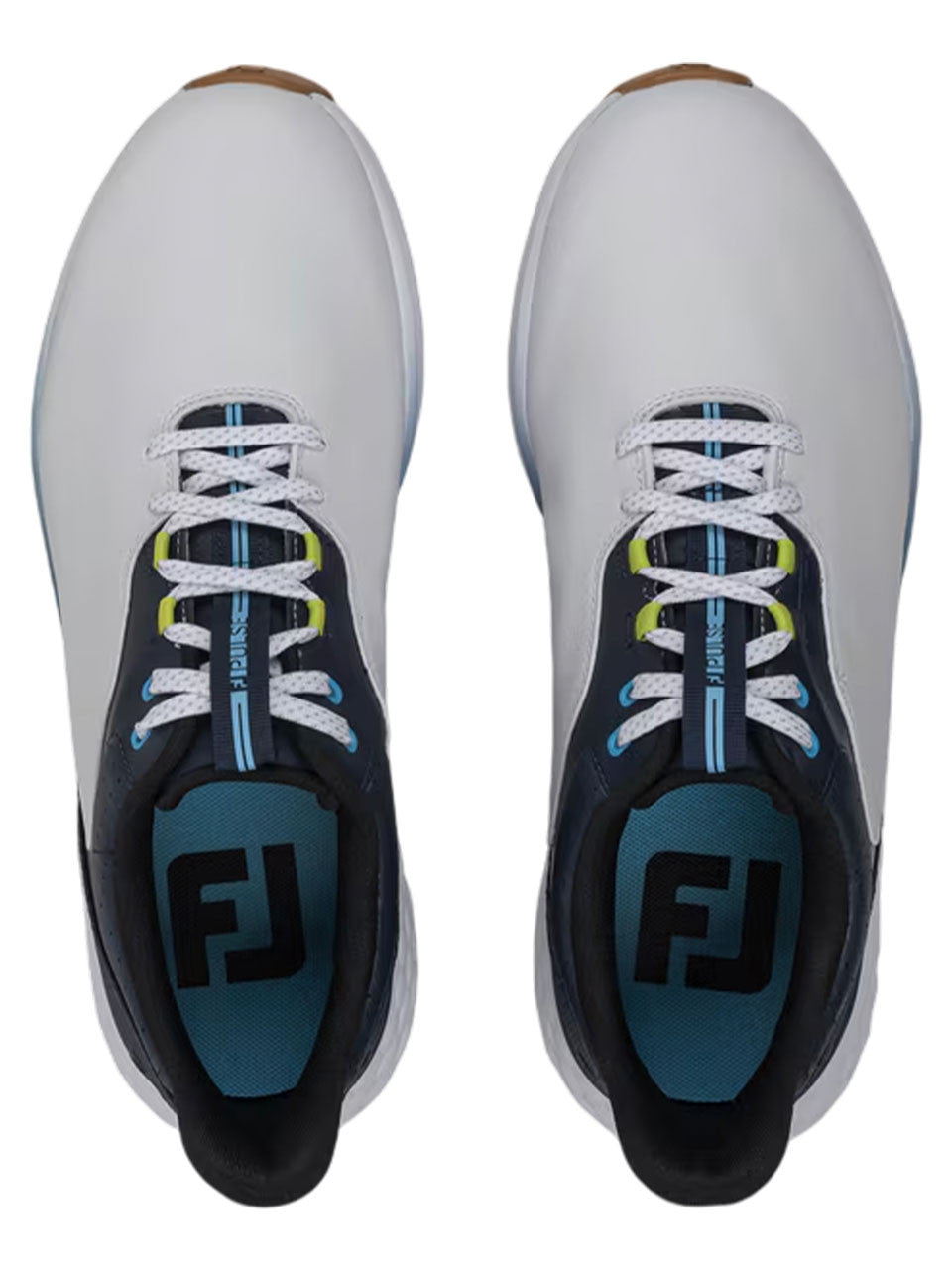 FootJoy Pulse Golf Shoes - White/Gum/Navy