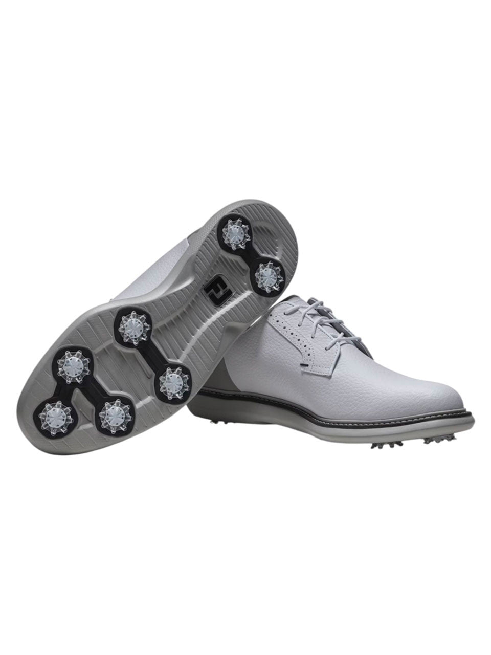 FootJoy Traditions Golf Shoes - White/Grey/Black