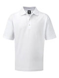 FootJoy Stretch Pique Golf Shirt - White