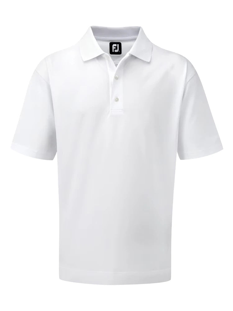 FootJoy Stretch Pique Golf Shirt - White