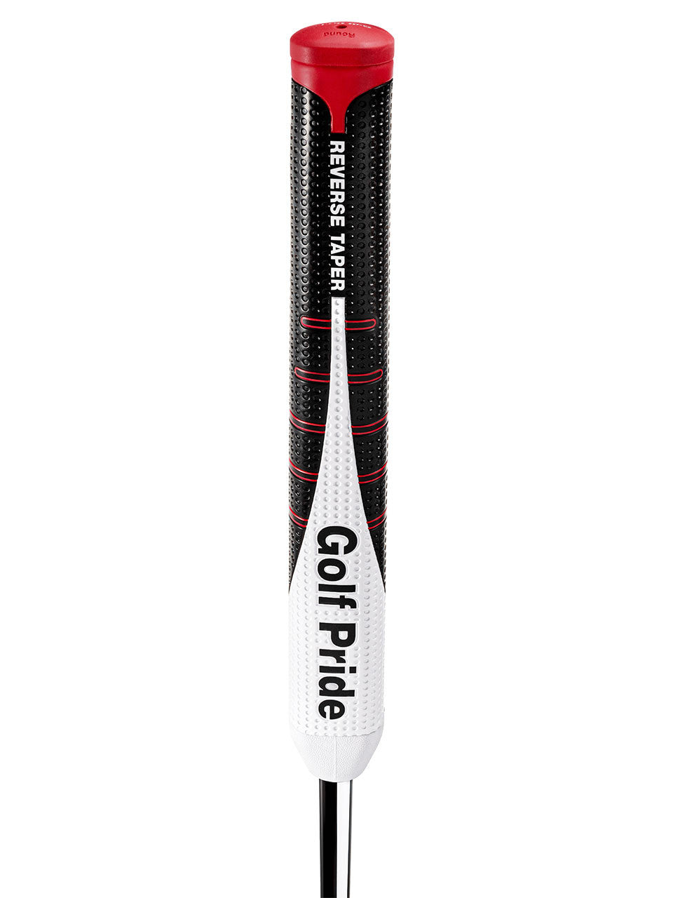 Golf Pride Reverse Taper Round Putter Grip - Black/White