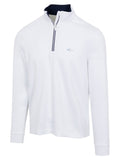 Greg Norman 1/4 Zip Pullover - White