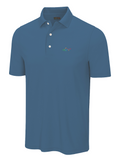 Greg Norman Classic Pique Shark Polo - Riverside Blue