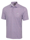 Greg Norman ML75 Stretch Mesh Champions Crown Polo - White
