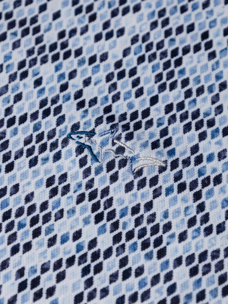 Greg Norman Play Dry Trellis Polo - Navy