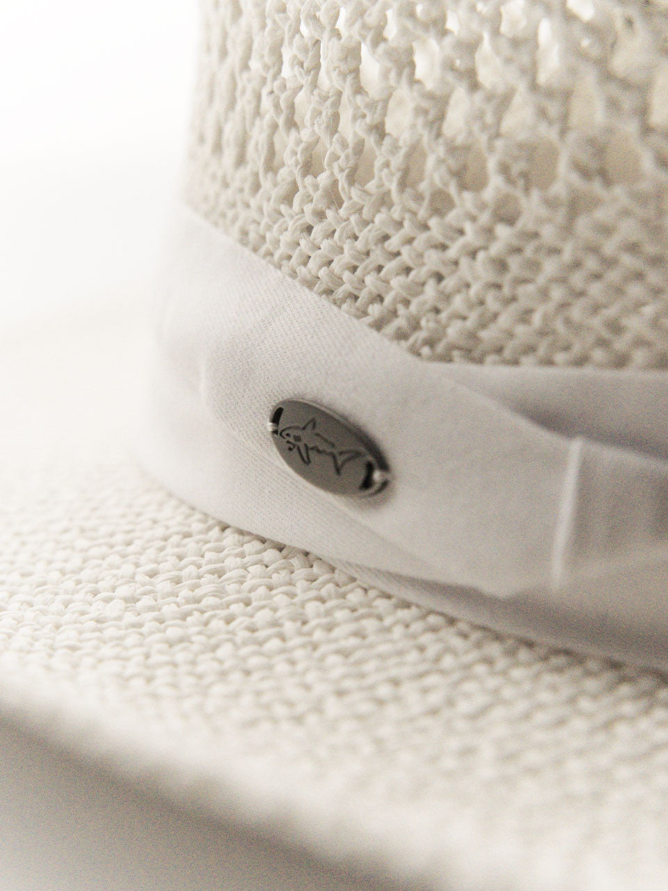 Greg Norman Signature Straw Hat - White