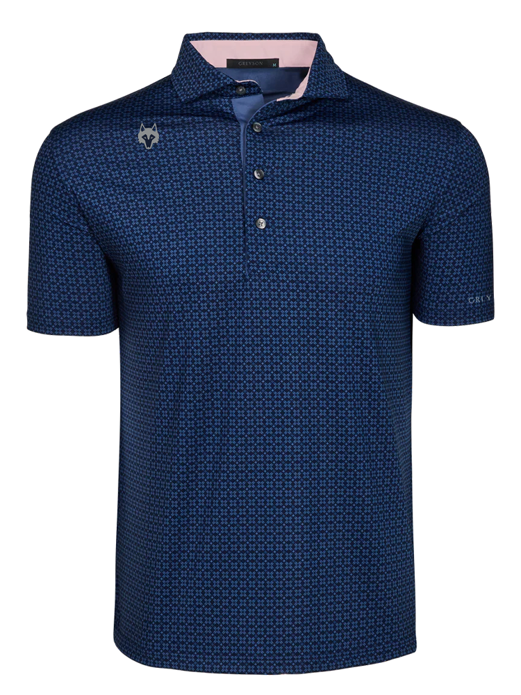 Greyson Players Club Ghost Thistle Polo - Maltese Blue