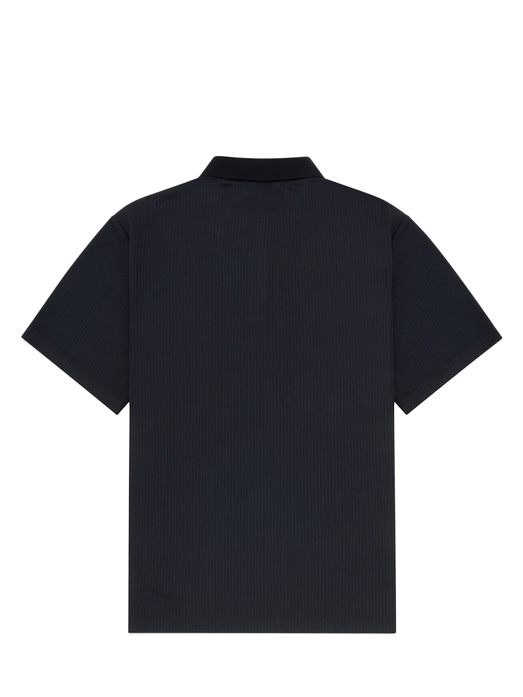 Left Of Field Golf Bass Straight MV Polo - Black
