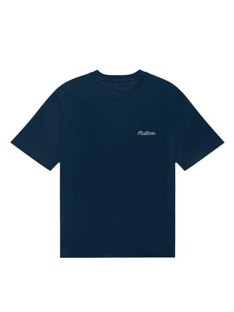 Malbon Bermuda Baldwin Tee - Navy