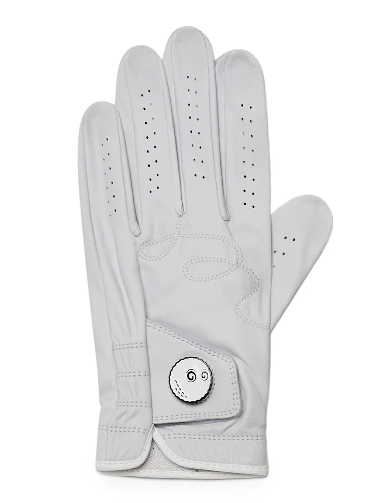 Malbon Buckets Golf Glove - White