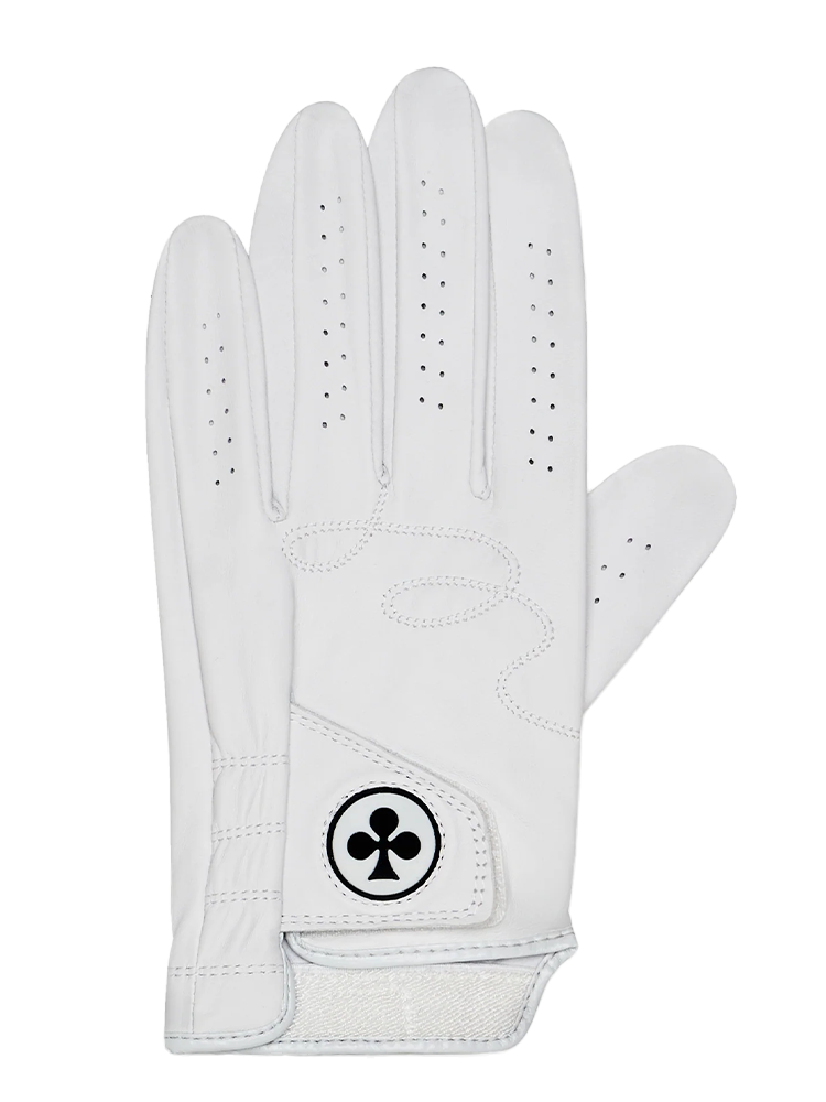 Malbon Clover Golf Glove - White
