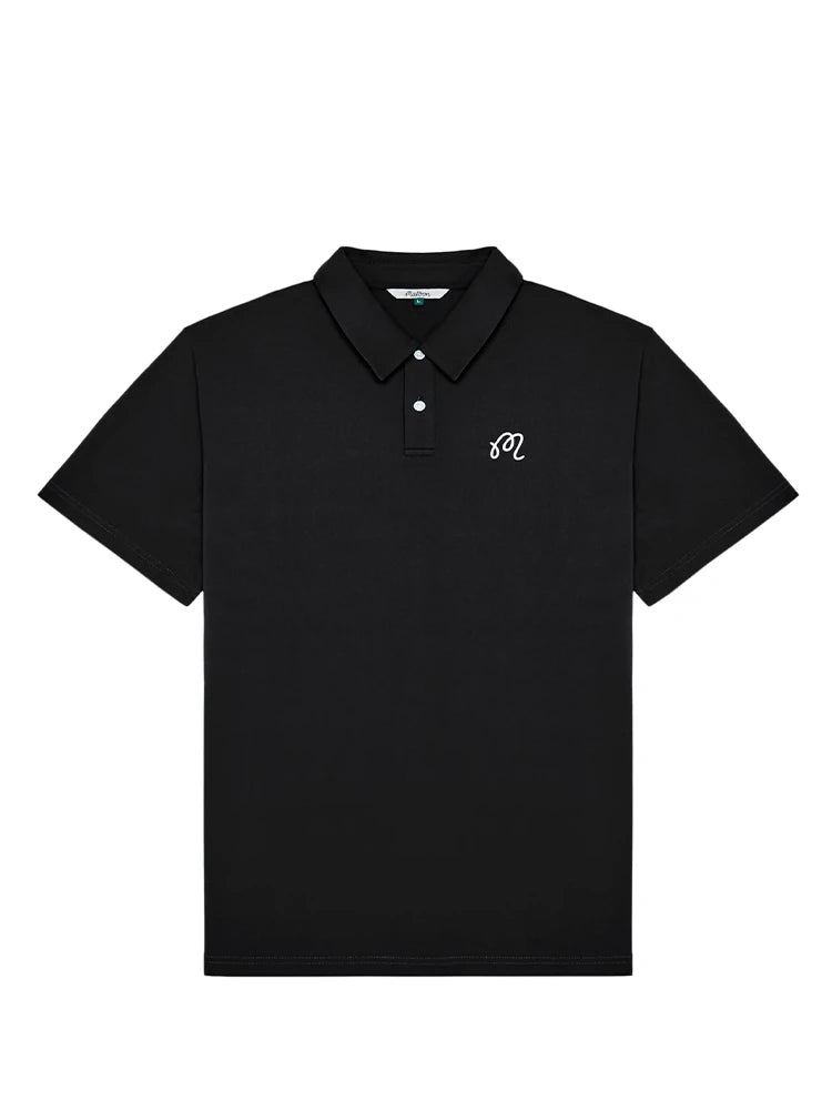 Malbon Fairway Polo - Black