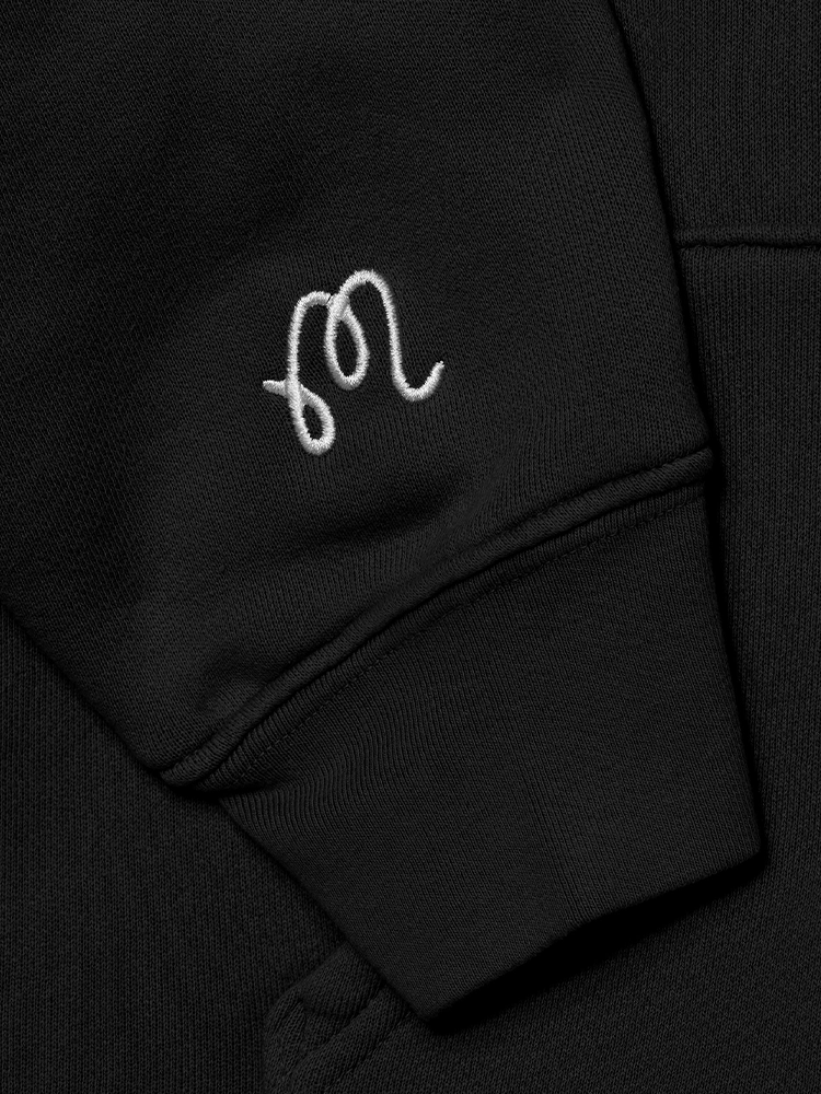 Malbon Fesque Hoodie Polo - Black