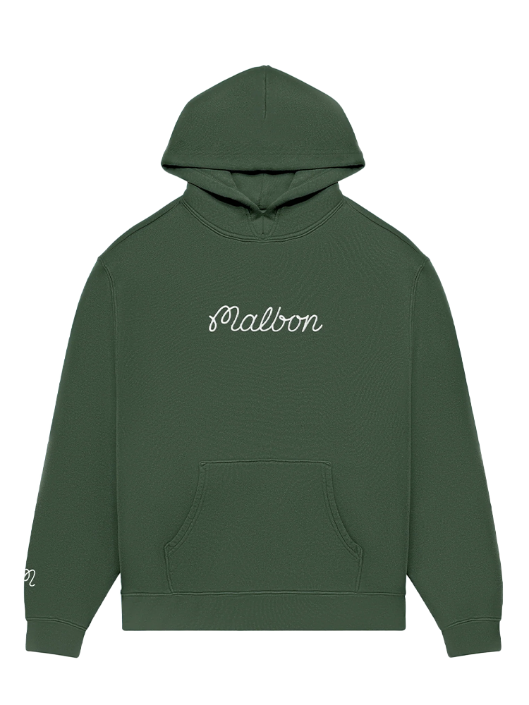 Malbon Fesque Hoodie Polo - Olivine