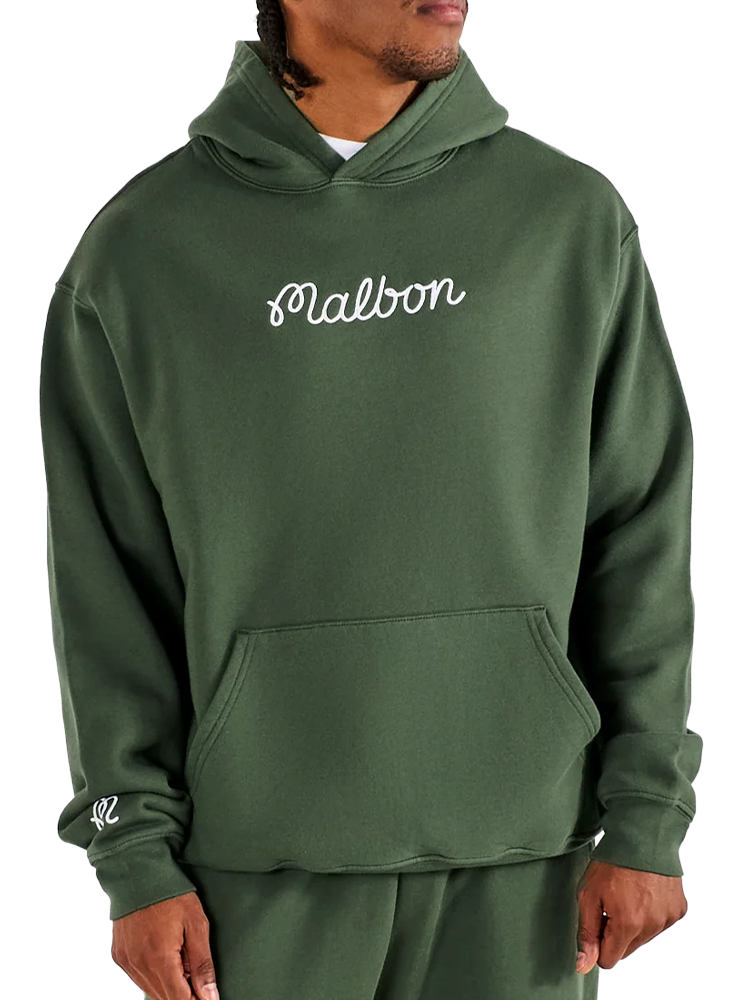 Malbon Fesque Hoodie Polo - Olivine