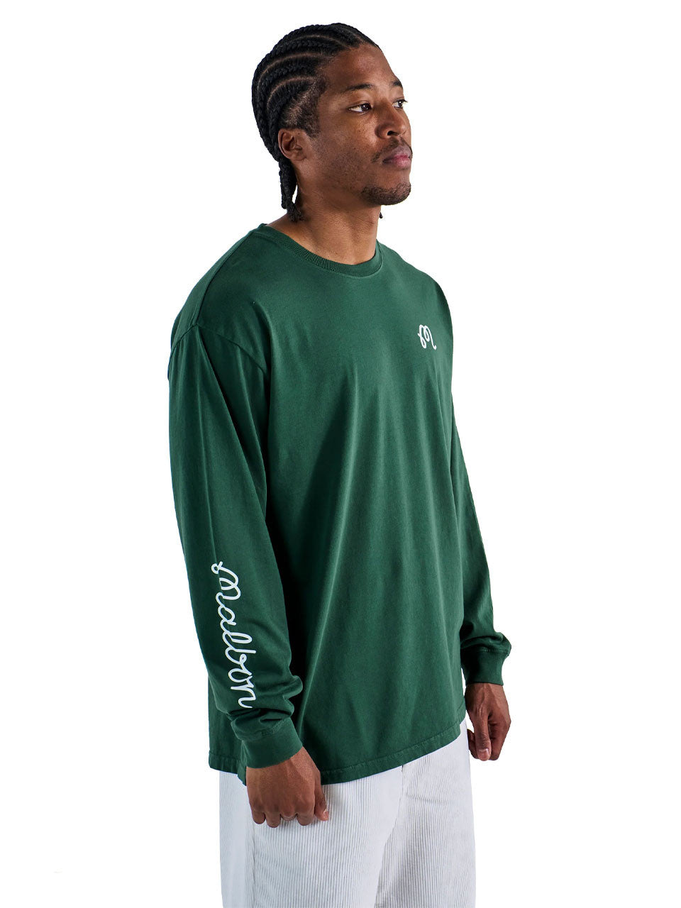 Malbon Gorse Long Sleeve Tee - Forest