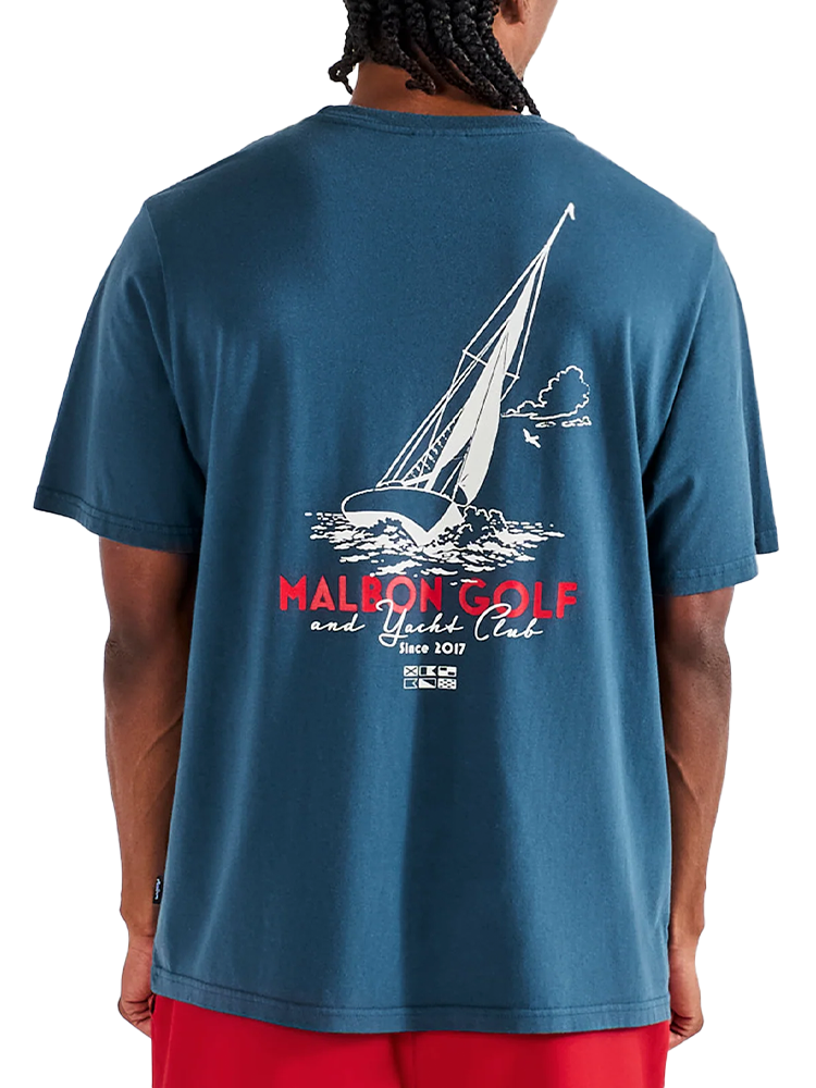 Malbon Vista Keel Tee - Navy