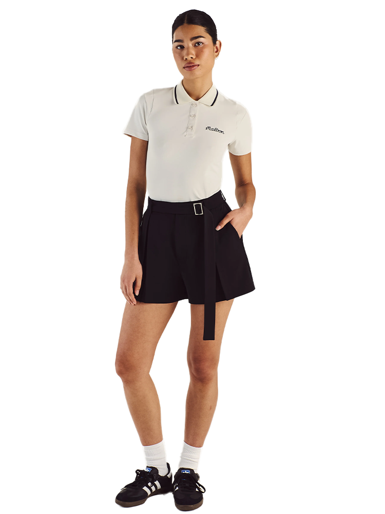 Malbon Womens Paloma Polo - White