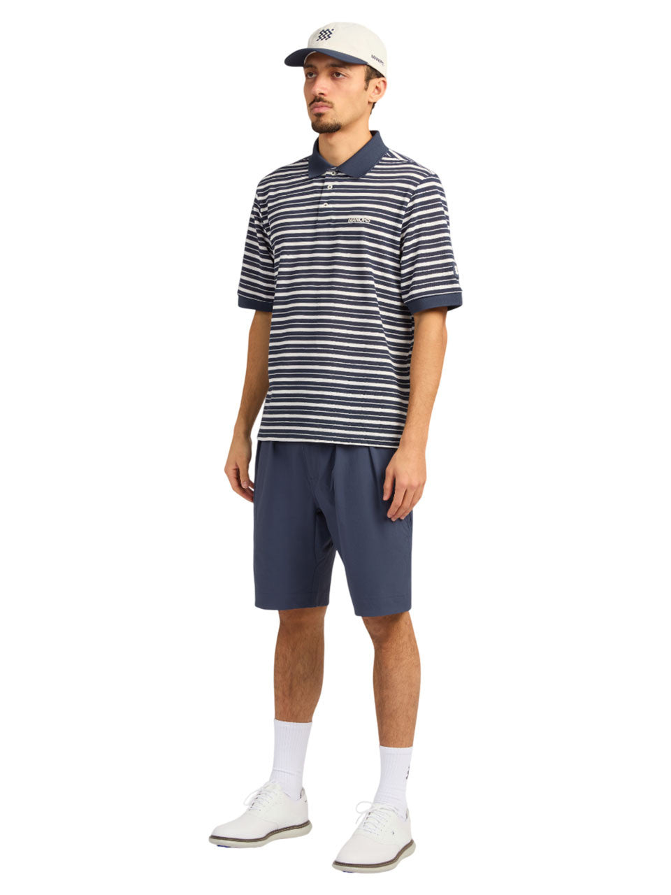 Manors Golf Recycled Greenskeeper Shorts - Navy