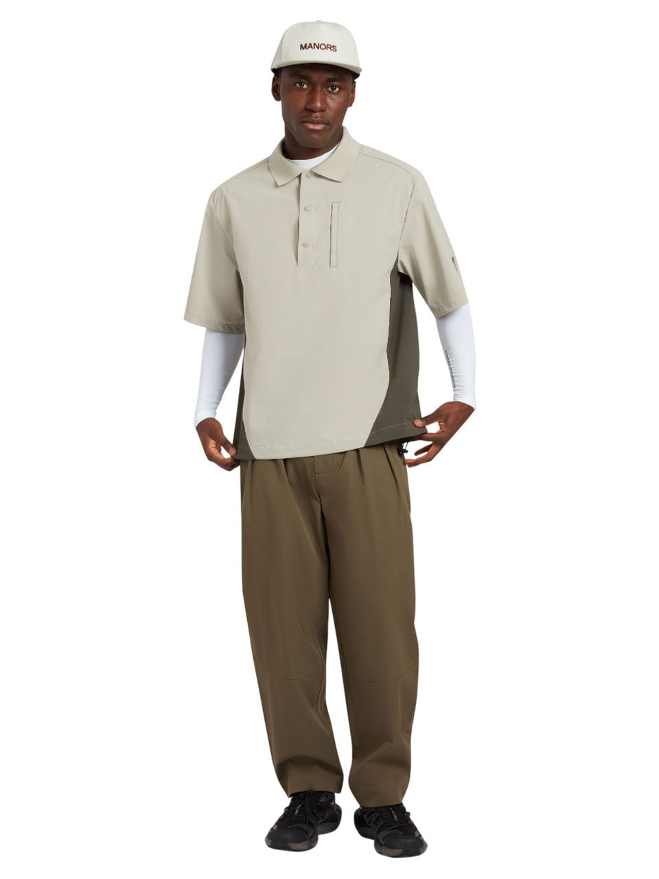 Manors Golf Shooter Shirt - Dune