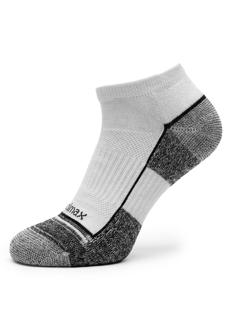 Meikan 3 Pack Low Cut Coolmax Comfort Sports Socks - White