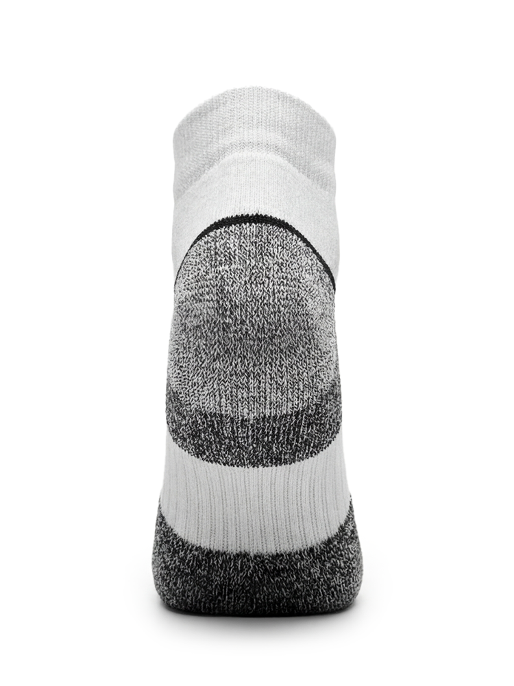 Meikan 3 Pack Quarter Cut Coolmax Comfort Sports Socks - White