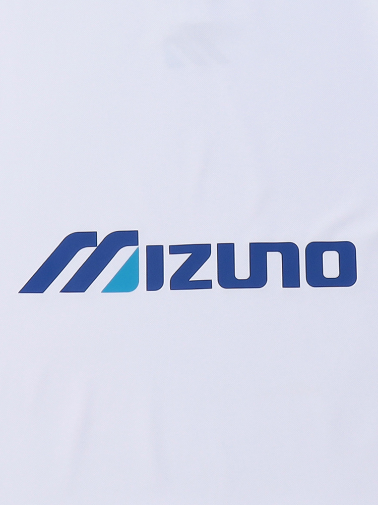 Mizuno Monogram M Short Sleeve Polo Shirt - White