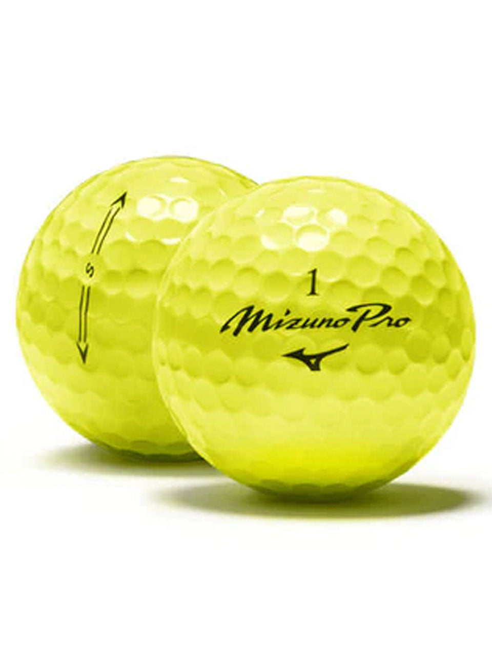 Mizuno Pro S Golf Balls - Yellow